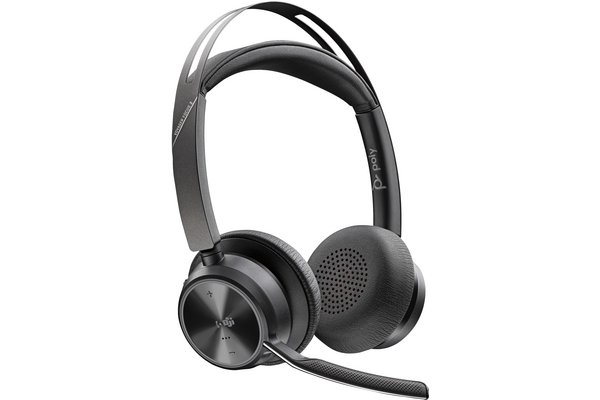 POLY Voyager Focus 2 UC Teams USB-C-C pour PC/GSM +USB-C/A
