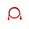 Pack 6 rallonges C20 / C19 SecureLock rouge - 0,5m