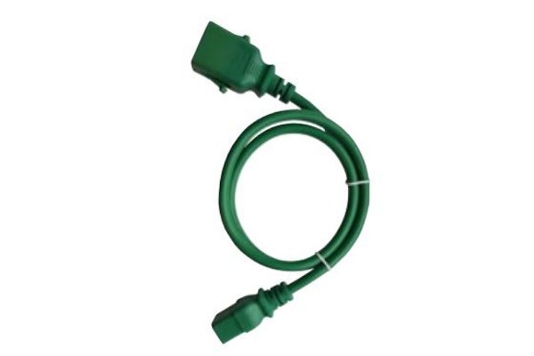 Pack 6 rallonges C20 / C19 SecureLock verte - 1