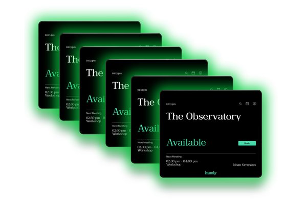 Pack bulk de 6 Humly Room Display