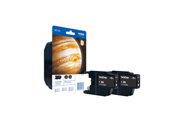 Pack cartouche BROTHER LC1240BK - Noir