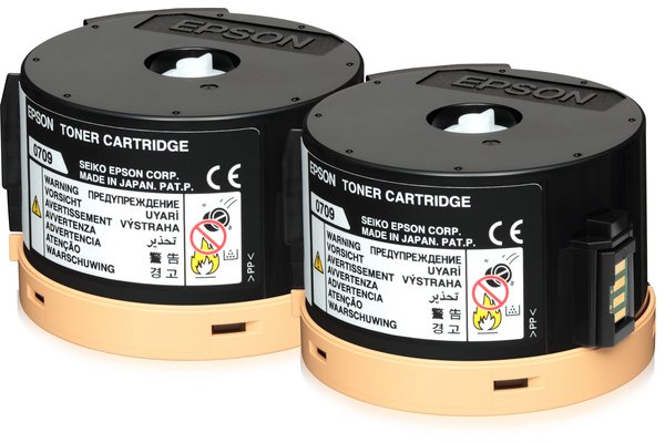 Pack de 2 toner EPSON C13S050710 AL-M200/MX200 - Noir