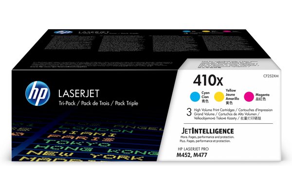 Pack de 3 Toner HP CF252XM n°410X - 3 couleurs