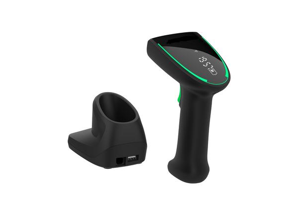 Pistolet lecteur code-barres 2D sans fil (radio/bluetooth) avec base sur USB-C