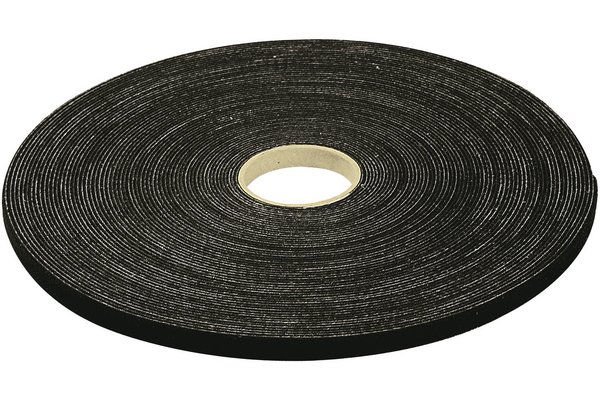 Rouleau de lien auto-agrippant largeur 10 mm - noir - 20 m