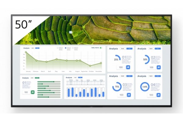 SONY- Afficheur professionnel 50" FW-50BZ30L