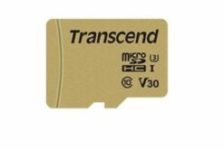 TRANSCEND Carte micro SDHC UHS I 500S Class 10 8 Go adaptateur SD inclus