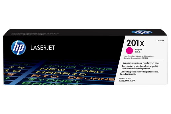 Toner HP CF403X n°201X - Magenta