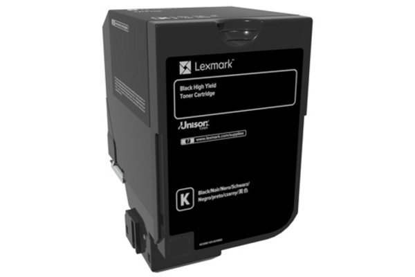 Toner LEXMARK 74C0H10 CS720, CS725 - Noir