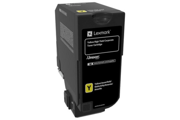 Toner LEXMARK 74C2HYE CS725 - Yellow
