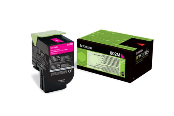 Toner LEXMARK 80C20M0 802M - Magenta
