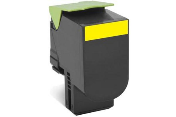 Toner LEXMARK 80C2HYE 800H4 - Yellow