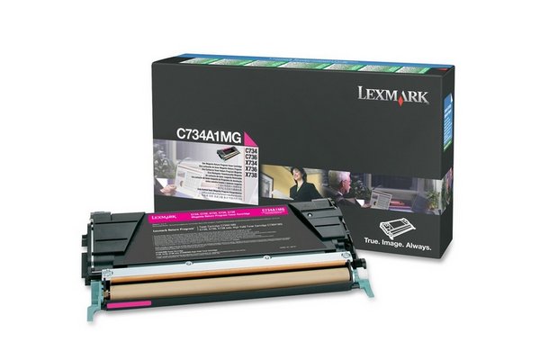 Toner LEXMARK C734A1MG C734, X734 - Magenta