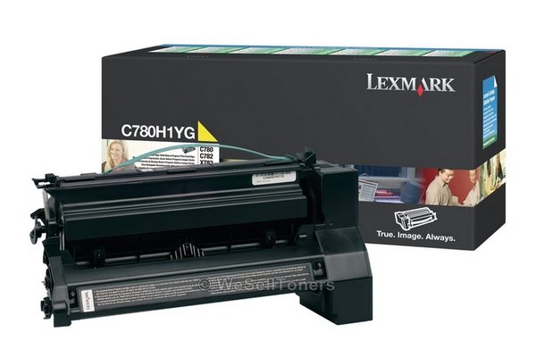 Toner LEXMARK C780H1YG C782, X782e - Yellow