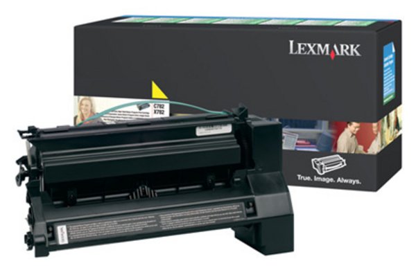 Toner LEXMARK C782X1YG C782, X782e - Yellow
