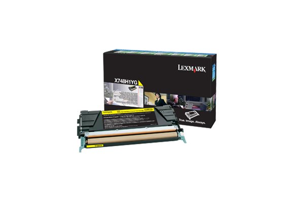 Toner LEXMARK X748H1YG X748 - Yellow