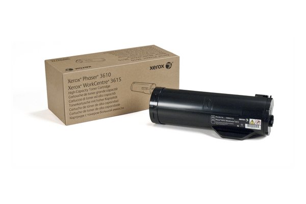 Toner XEROX PHASER 3610 WC3615 - Noir