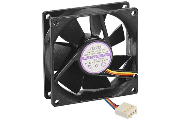 Ventilateur de rechange - 4 Fils PWM - 80x80x25