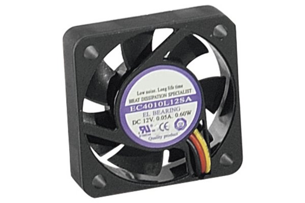 Ventilateur lubrifié à vie - 40x40x10