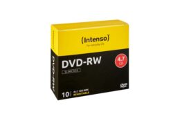 INTENSO DVD-RW 4,7 GB, slim case de 10 pièces