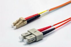 Jarretière zip 2,0mm OM2 50/125 SCPC/LCPC LSZH orange 1m