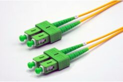 Jarretière zip 2,0mm OS2 G652D SC-APC/SC-APC LSZH jaune 1m