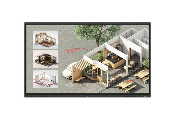 LG - Afficheur tactile 86" 86TR3DQ Android 14 400cd