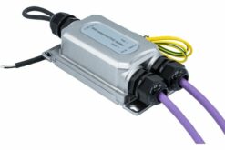 Séparateur Gigabit PoE++ 95W 2 Sorties - RJ45 + 2 fils 12 Volts 5A Etanche IP67