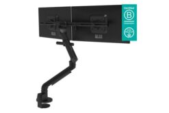 DATAFLEX Support de bureau pour 2 écrans 48.643