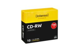 INTENSO CD-RW 700 MB, slim case de 10 pièces