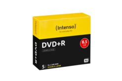 Intenso DVD+R Double Layer 8,5 GB, Jewel case de 5 pièces