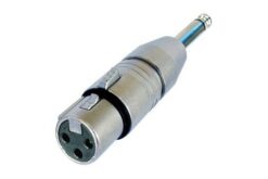 ADAPTATEUR XLR FEMELLE / JACK MONO MALE