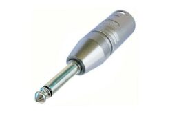 ADAPTATEUR XLR MÂLE / JACK 6,35 MÂLE MONO FORMAT CONNECTEUR