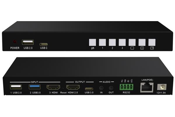 ALTIMIUM - Mélangeur de sources seamless USB et HDMI (2 USB /1 HDMI)