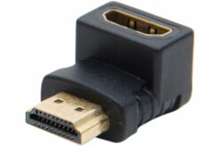 Adaptateur hdmi or m/f coude 90° - modèle A