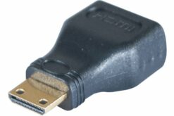 Adaptateur or hdmi a fem vers mini hdmi male
