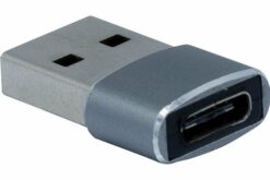 Adaptateur slim USB 2.0 A mâle - Type-C femelle