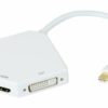 CONVERTISSEUR miniDisplayPort 1.2 vers DVI OU HDMI OU VGA