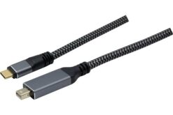 CORDON-CONVERTISSEUR USB-C vers Mini Displayport 2m