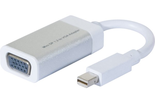 Convertisseur actif miniDisplayPort 1.2 - vga boîtier métal