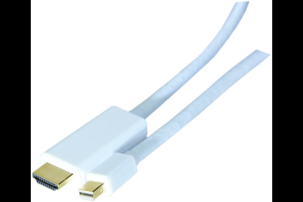 Cordon Mini DisplayPort 1.2 m vers HDMI 2.0 m - 2 m