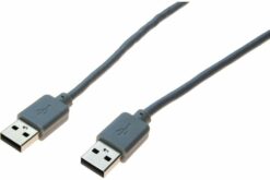 Cordon USB 2.0 type A / A gris - 0,5 m