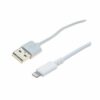 Cordon USB-A vers Lightning 20 cm - Blanc