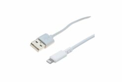 Cordon USB-A vers Lightning 20 cm - Blanc