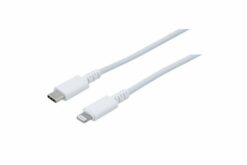 Cordon USB Type-C vers Lightning 20 cm - Blanc