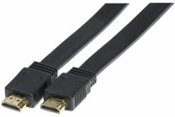 Cordon hdmi high speed a/a plat black - 5 m