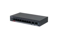 DAHUA- Switch 8 ports PoE 1Gbps budget 110 W - DH-CS4010-8GT