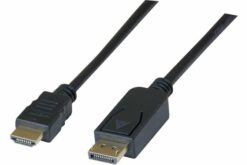 DP1.2 vers HDMI1.4 noir - 2m