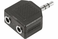 Doubleur monobloc stéréo Jack 3.5 mm