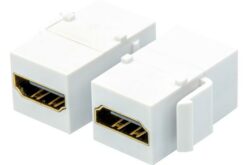 Embase de traversée HDMI 2.0 keystone pour panneau de brassage
